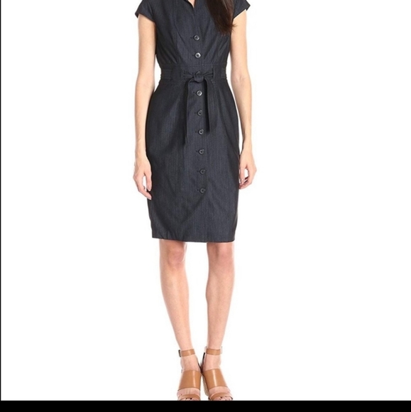 CK Button down dress - Picture 3 of 5